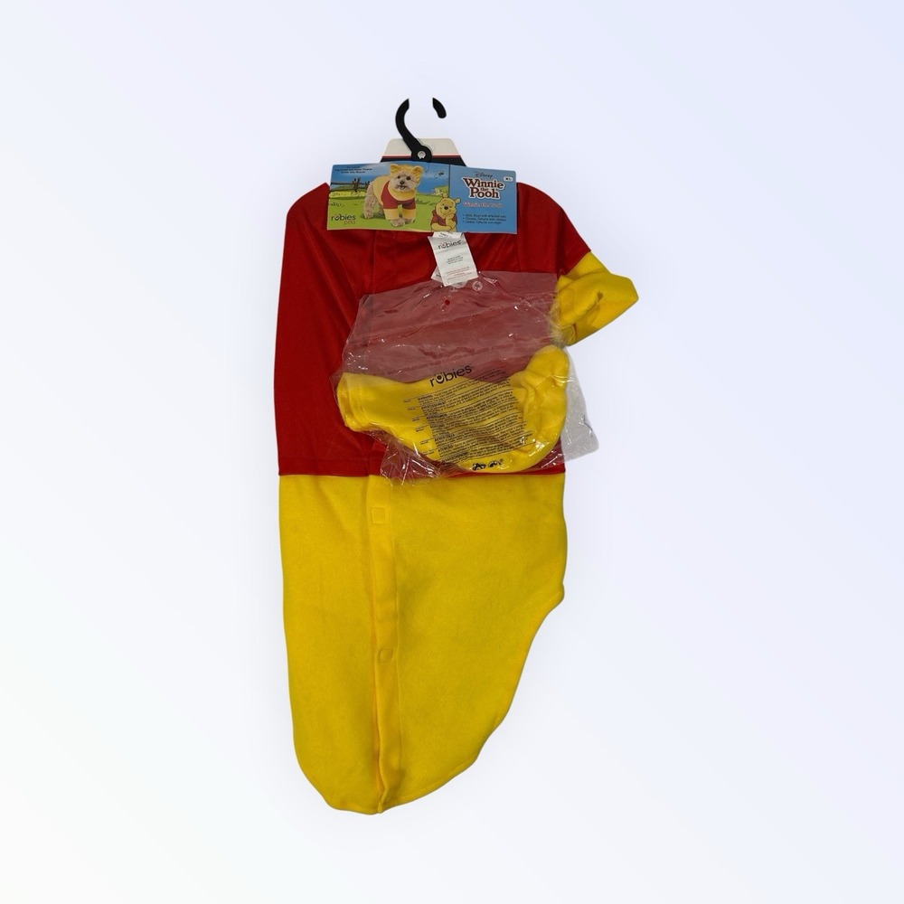 Rubies Disney Winnie the Pooh Dog Costume XL Yellow Red Polyester